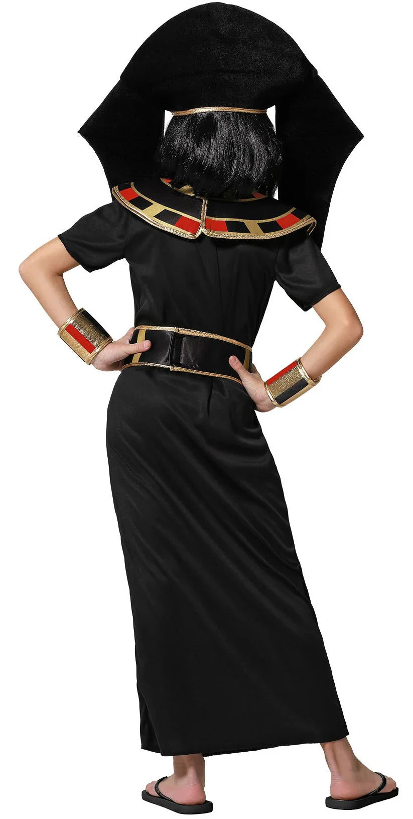 Disfraz de Faraona Egipcia Negra Infantil Egipcios Infantiles Atosa